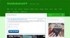 Desktop Screenshot of highonandroid.com